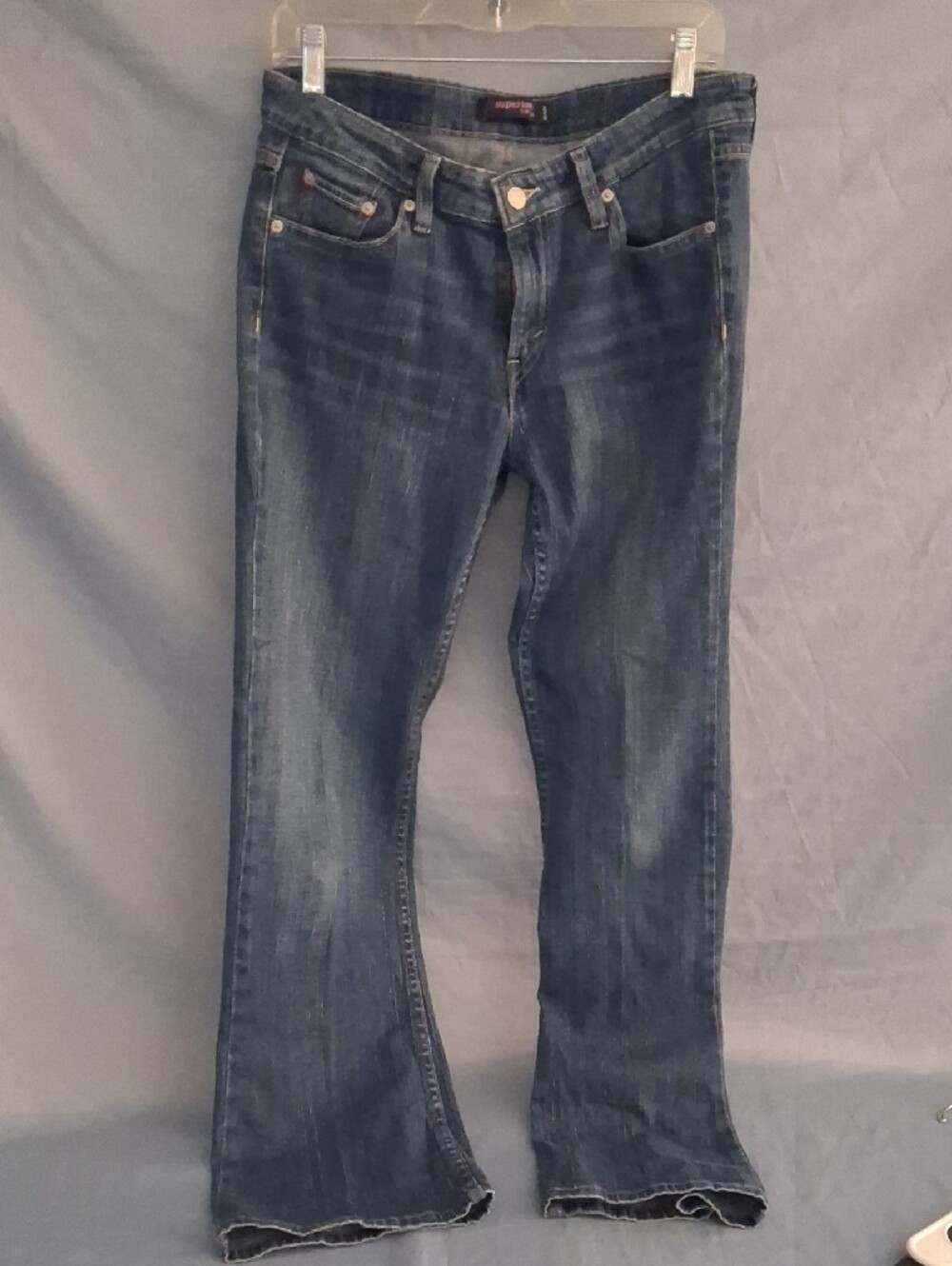 Levi Strauss & Co Women's Blue Denim Jeans Super Low Jeans